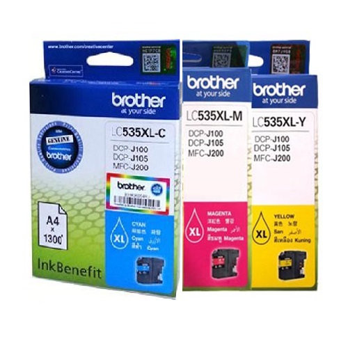 Mực in Brother LC 535 XL Yellow Ink Cartridge