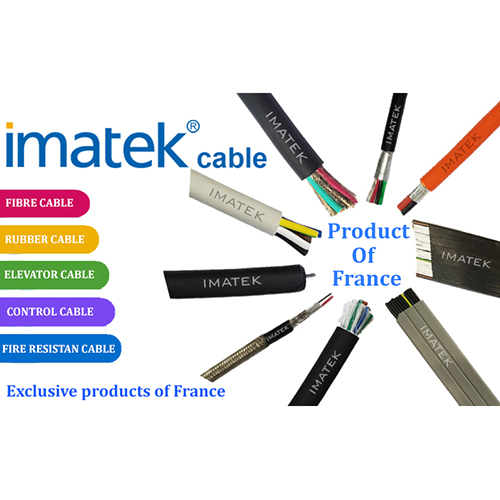 Cáp điều khiển và có thép chịu lực IMATEK RVVJ 8 core x 1.25mm2