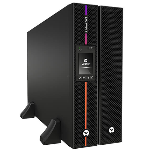 Vertiv Liebert GXE On-Line 6kVA/6kW 230V LCD, PF1.0, 4U, Extended Run, Rack/Tower, Rail Kit Bundled