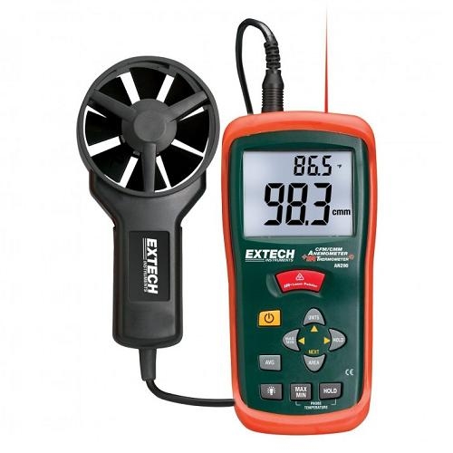 Máy đo tốc độ gió, lưu lượng, nhiệt độ gió EXTECH HD300 (0.4-30m/s, đo nhiệt độ hồng ngoại)
