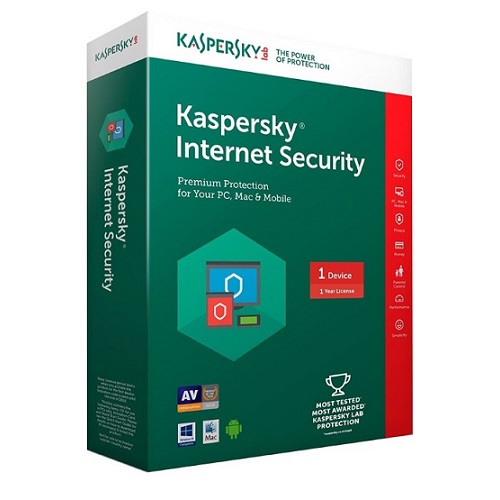 Phần mềm diệt virut Kaspersky Internet security dành cho 1 PC 12 tháng
