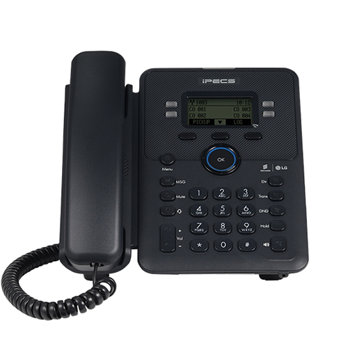 Điện thoại Ericsson-LG iPECS IP Phone LIP-1010i.STGBK, hỗ trợ PoE