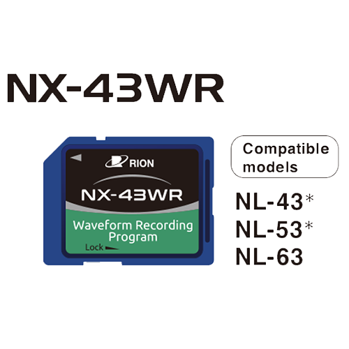 Phần mềm ghi dữ liệu sóng NX-43WR cho Máy đo độ ồn Rion Rion NL-43, NL-53, NL-63