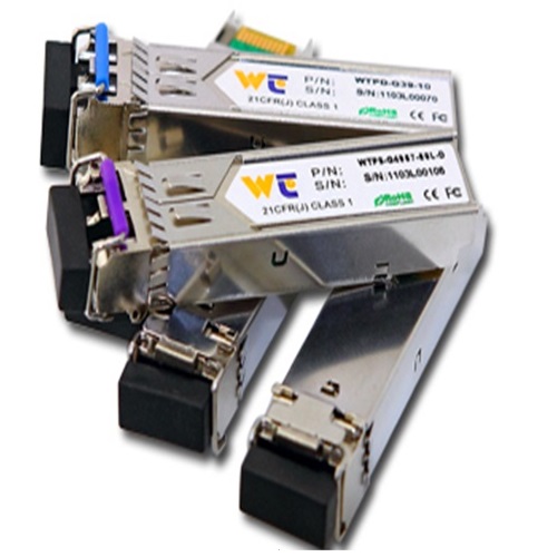 Module SFP, 2 sợi quang, 1310nm, 20Km, LC connector, DDM, 1.25 Gigabit WT-9110G/SM/20/LC