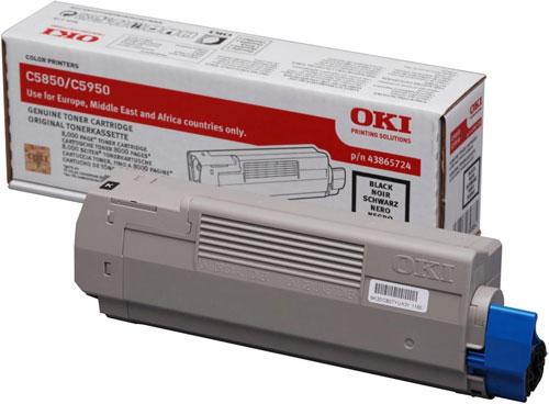 Mực in Oki C5850 Blak Toner Cartridge