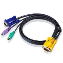 Aten 2L-5203P Cáp KVM 3M SPHD15(M)-HD15M/DIN6M Cable F/CS1208L/CS1216L 3m