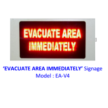Đèn báo chuẩn bị xả khí Evacuate area immediately EA-V4-W Walker