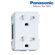 Ổ cắm điện đôi 3 chấu Panasonic WEV1582SW-7SW