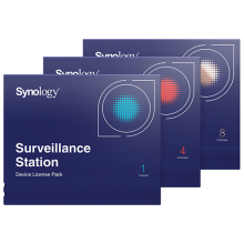Phần mềm Synology  bảng điện tử VIRTUAL DEVICE LICENSE PACK (X 1) 1 license for cameras