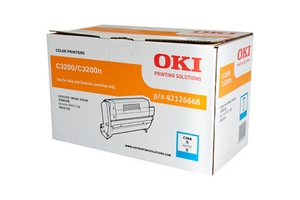 oki c3200 cyan drum unit